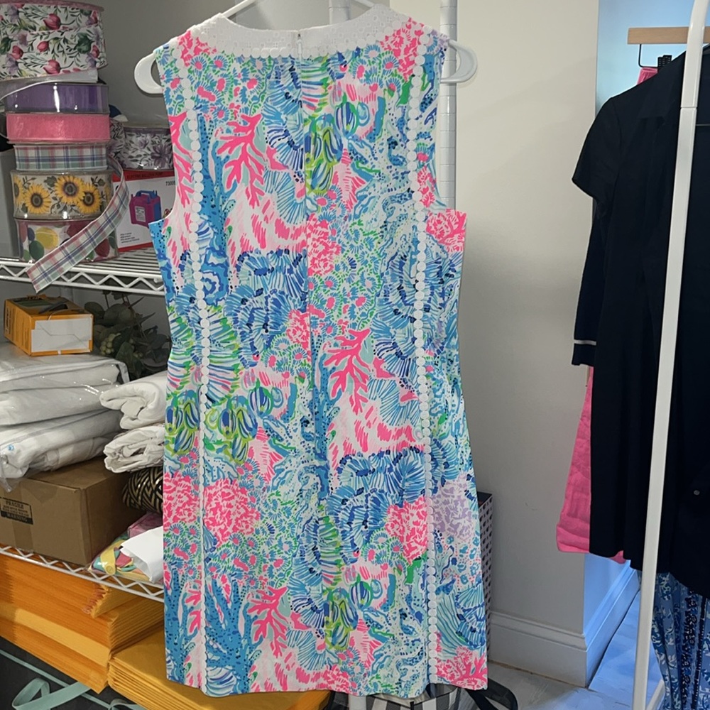 Lilly Pulitzer Vibrant Blue and Pink Dress - Picture 4 of 4